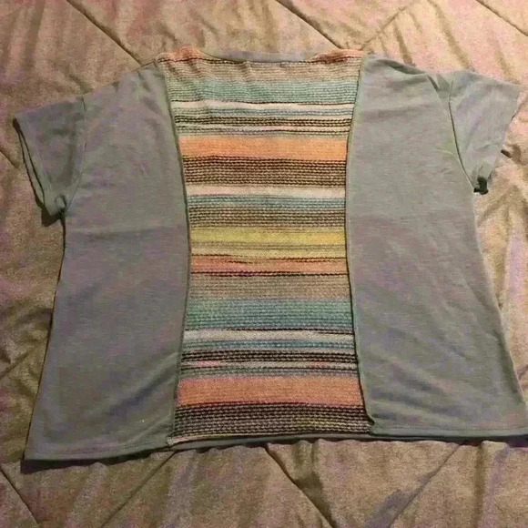 Sugarfox Boho Babydoll Top Size Medium - Picture 6 of 6